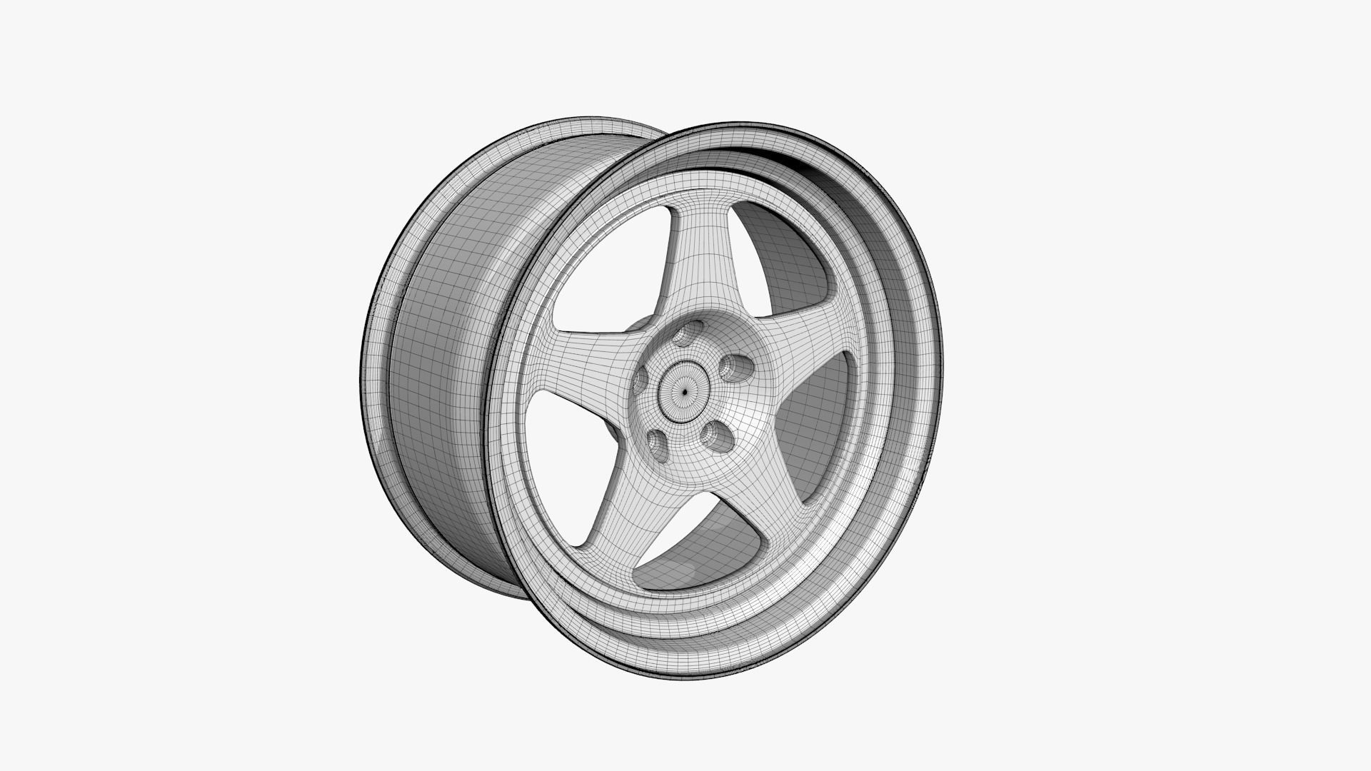 Rim Model wheel 3D model_10