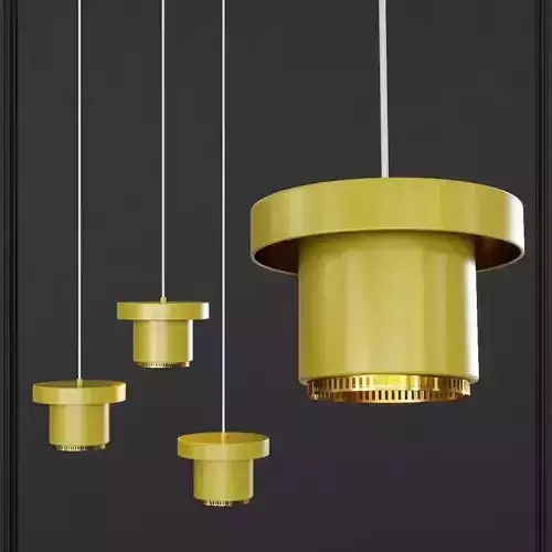 Artek Alvar Aalto Lamp A201 Yellow