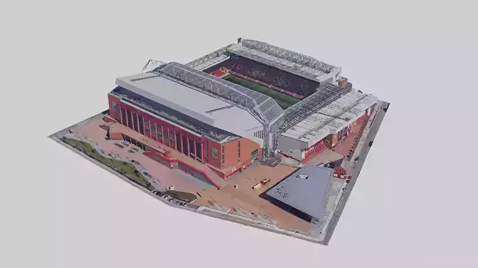 Anfield Stadium - Liverpool FC 3D model