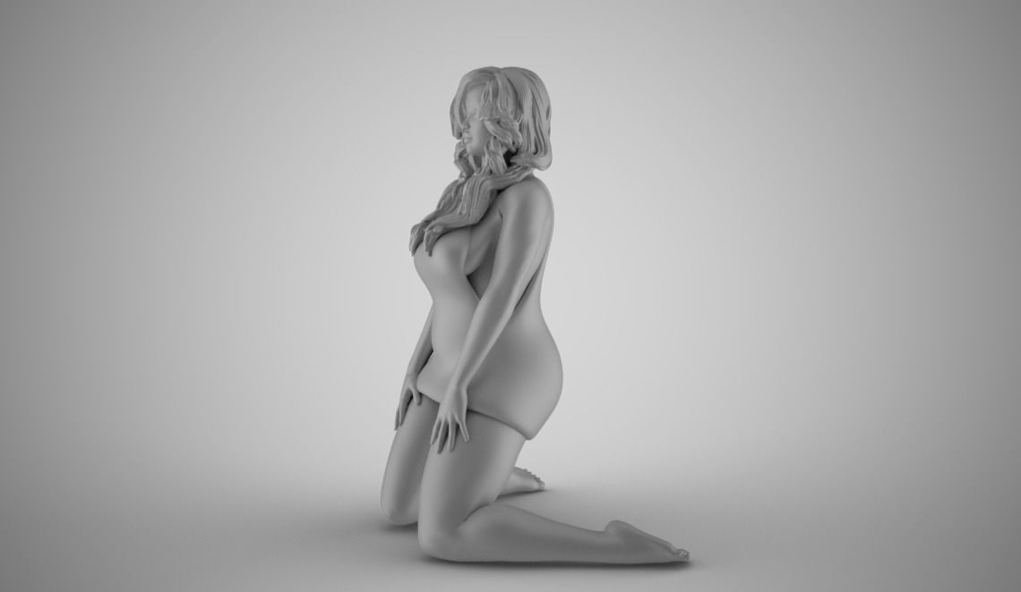 Winter Beauty Woman 5 3D print model_1