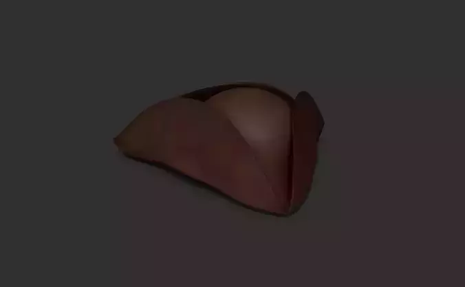 Pirate Hat - Corsair Costume Low-poly 3D model
