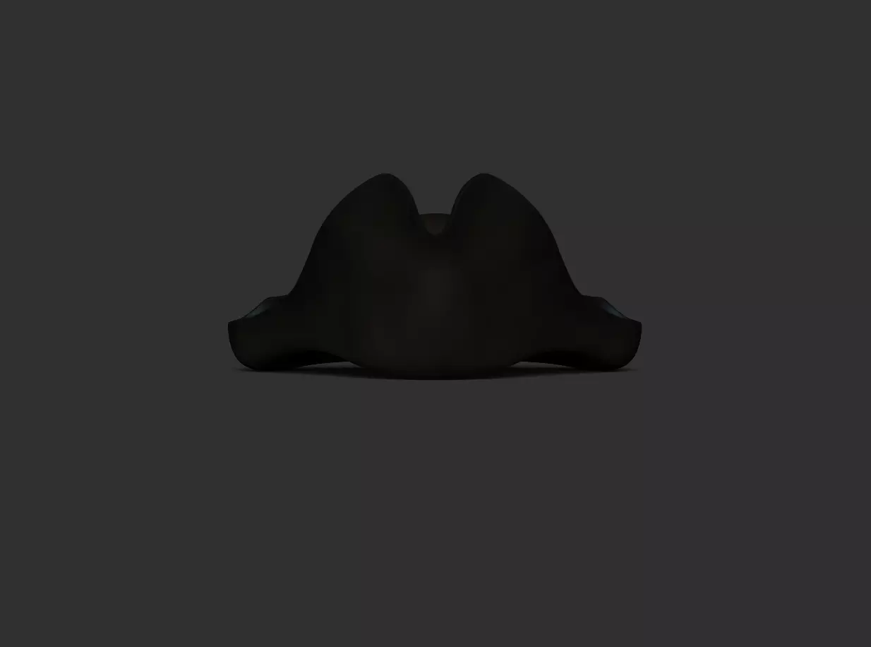 Pirate Hat - Corsair Outfit Low-poly 3D model_0