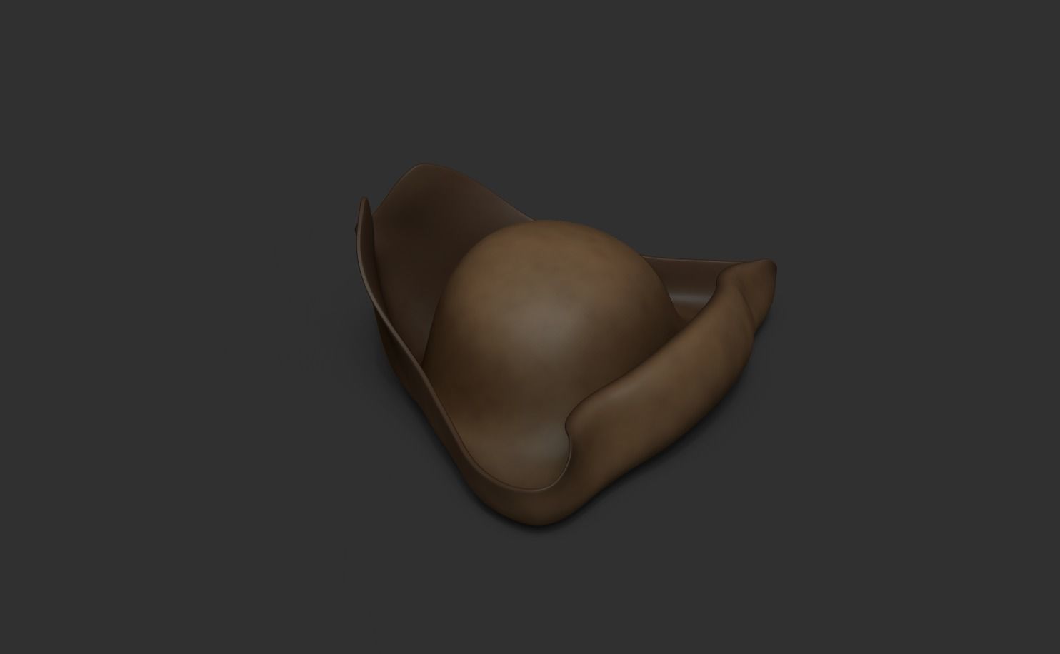 Pirate Hat - Corsair Outfit Low-poly 3D model_6