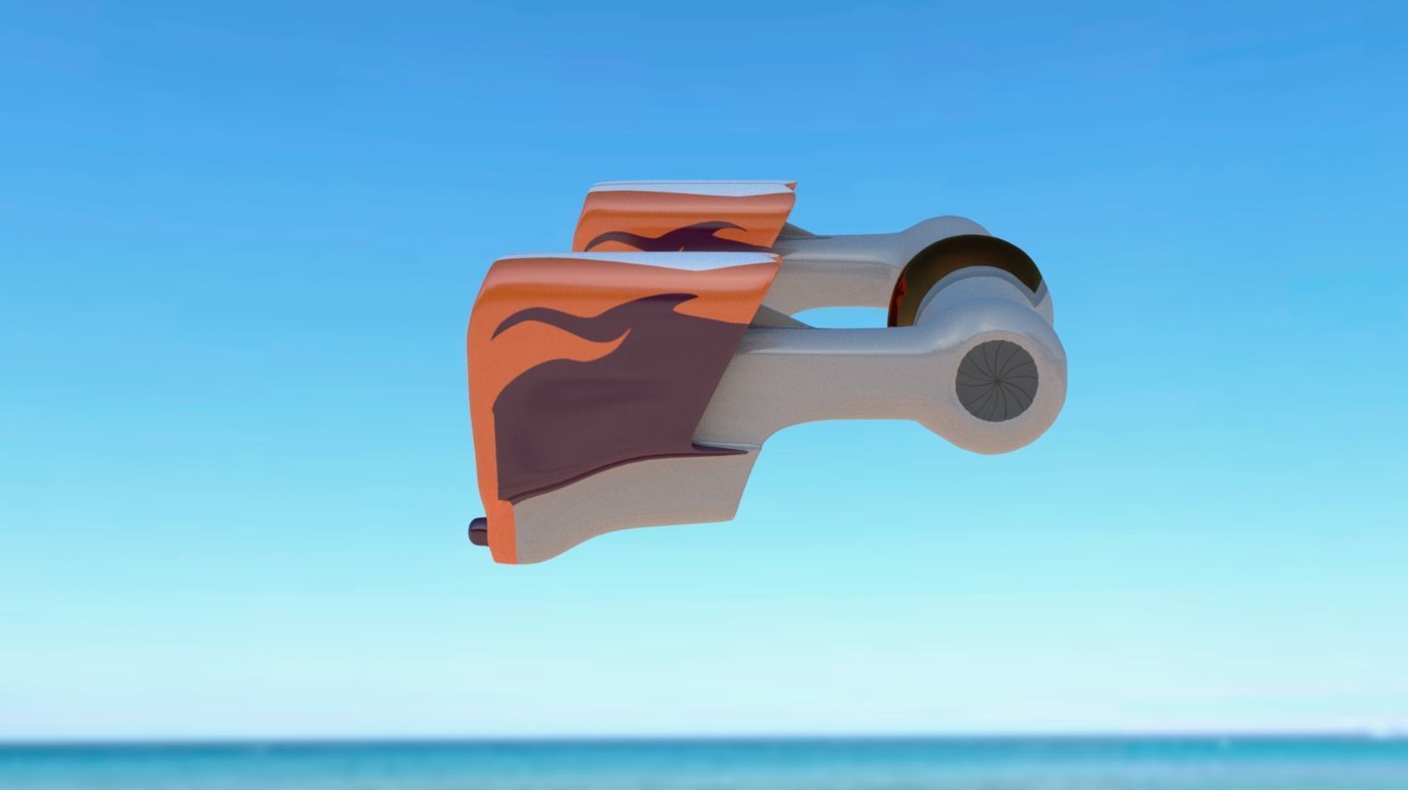 Whizzing Arrow Oban Star Racer Low-poly 3D model_5