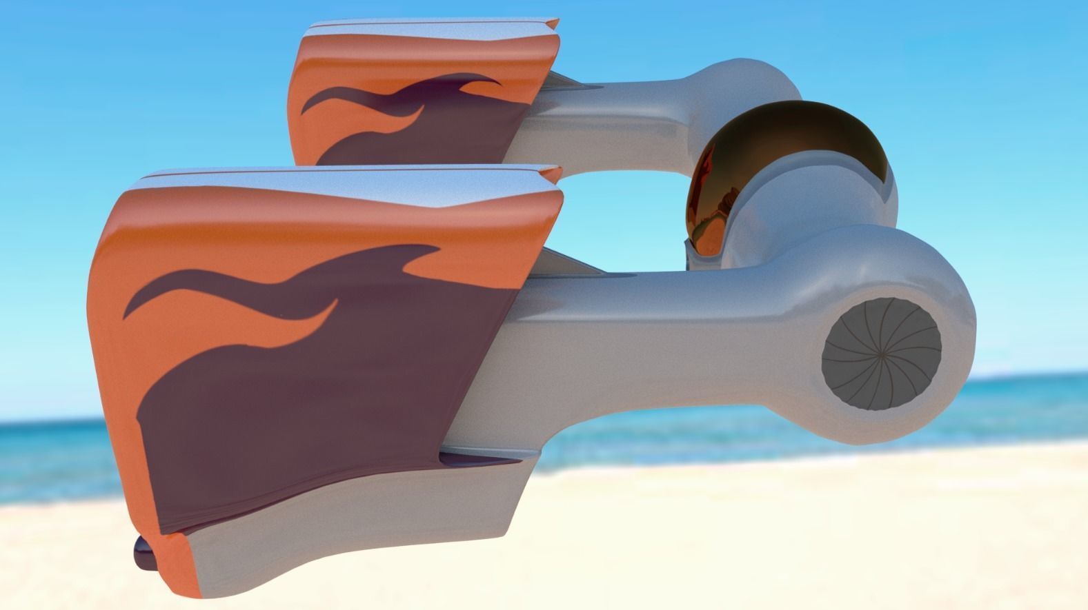 Whizzing Arrow Oban Star Racer Low-poly 3D model_4