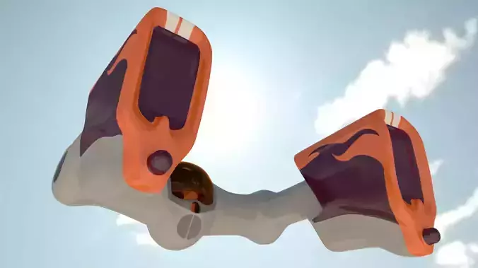 Whizzing Arrow Oban Star Racer Low-poly 3D model