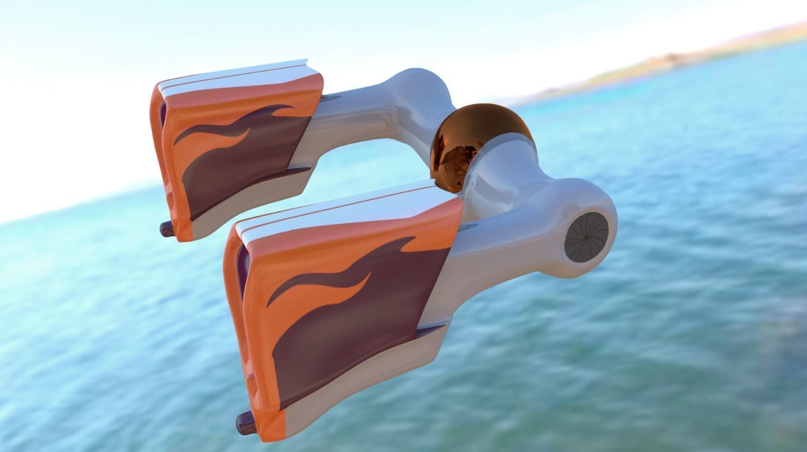 Whizzing Arrow Oban Star Racer Low-poly 3D model_2