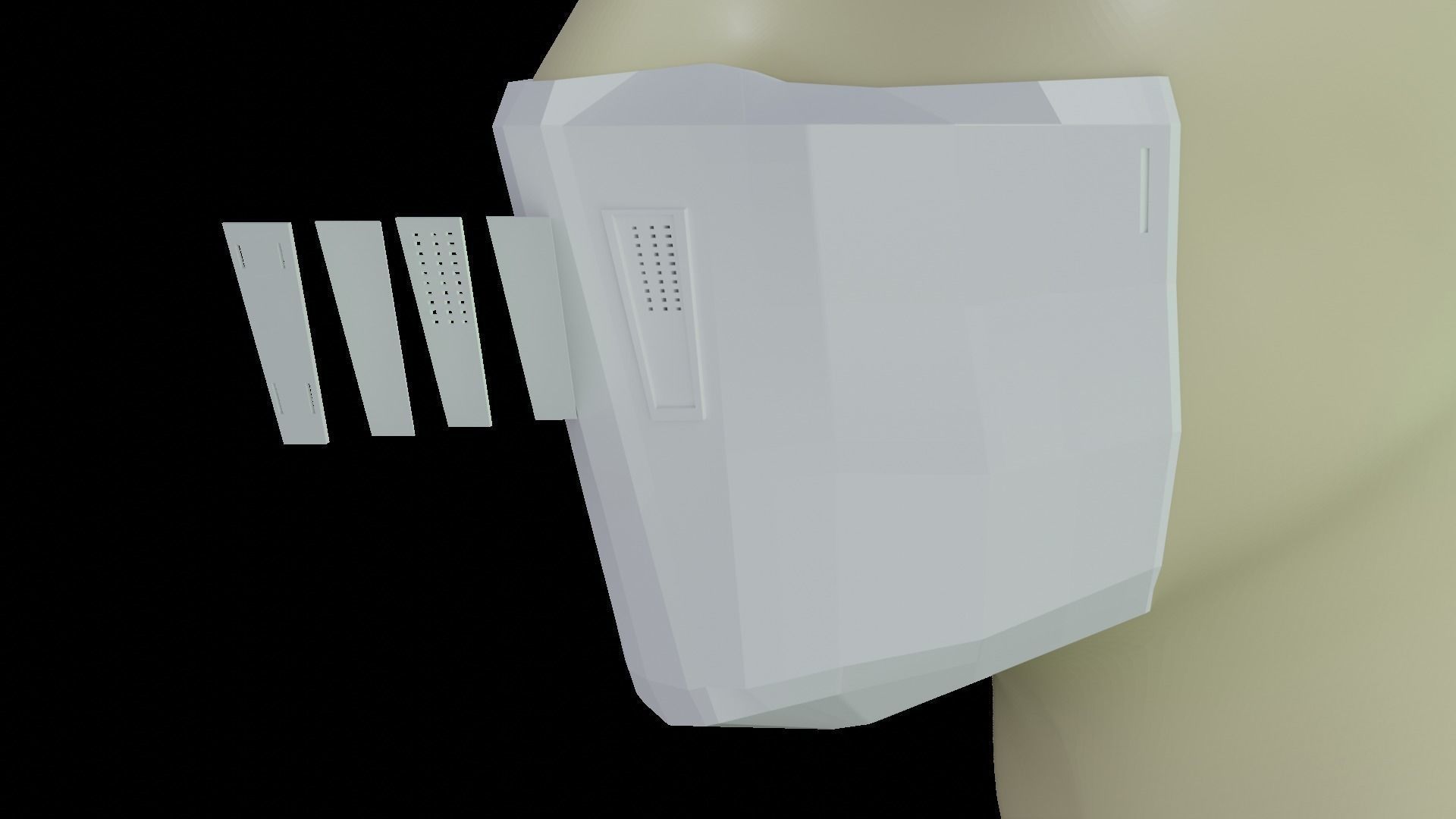 Covid 19 Face mask Free 3D print model_3