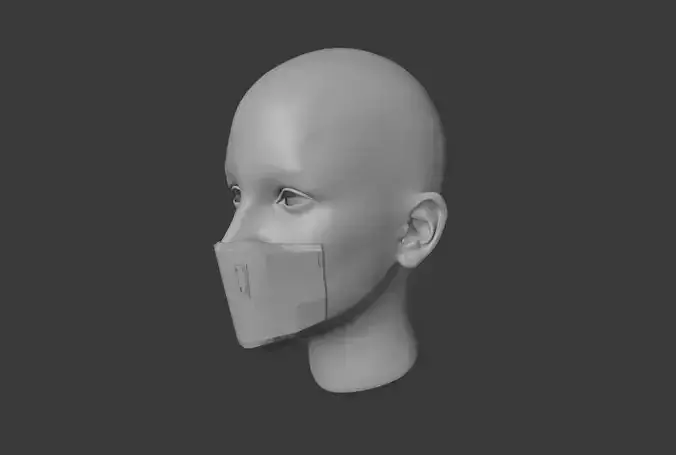 Covid 19 Face mask  Free 3D print model