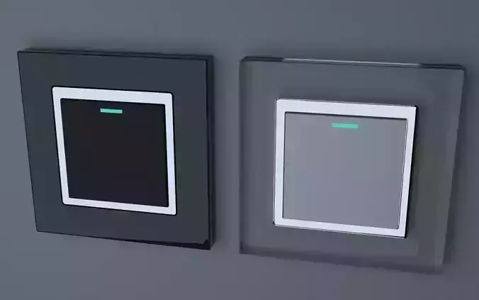 Retrotouch RTS2005 Mechanical Light Switch 1 Gang 3D model