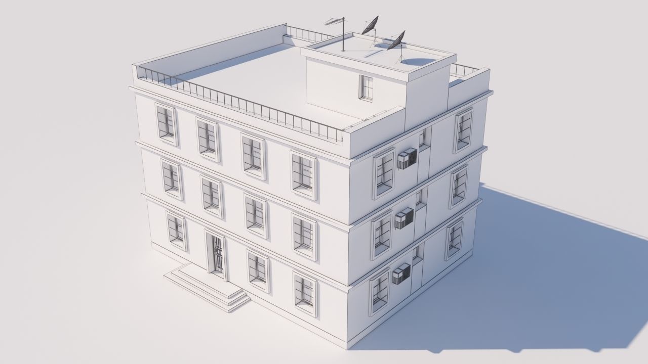 Building for Video Games  3D model_15