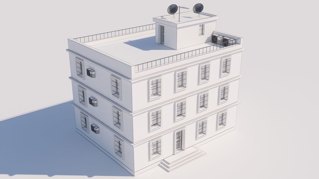 Building for Video Games  3D model_14