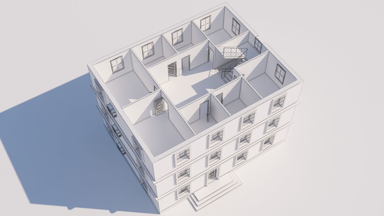 Building for Video Games  3D model_18