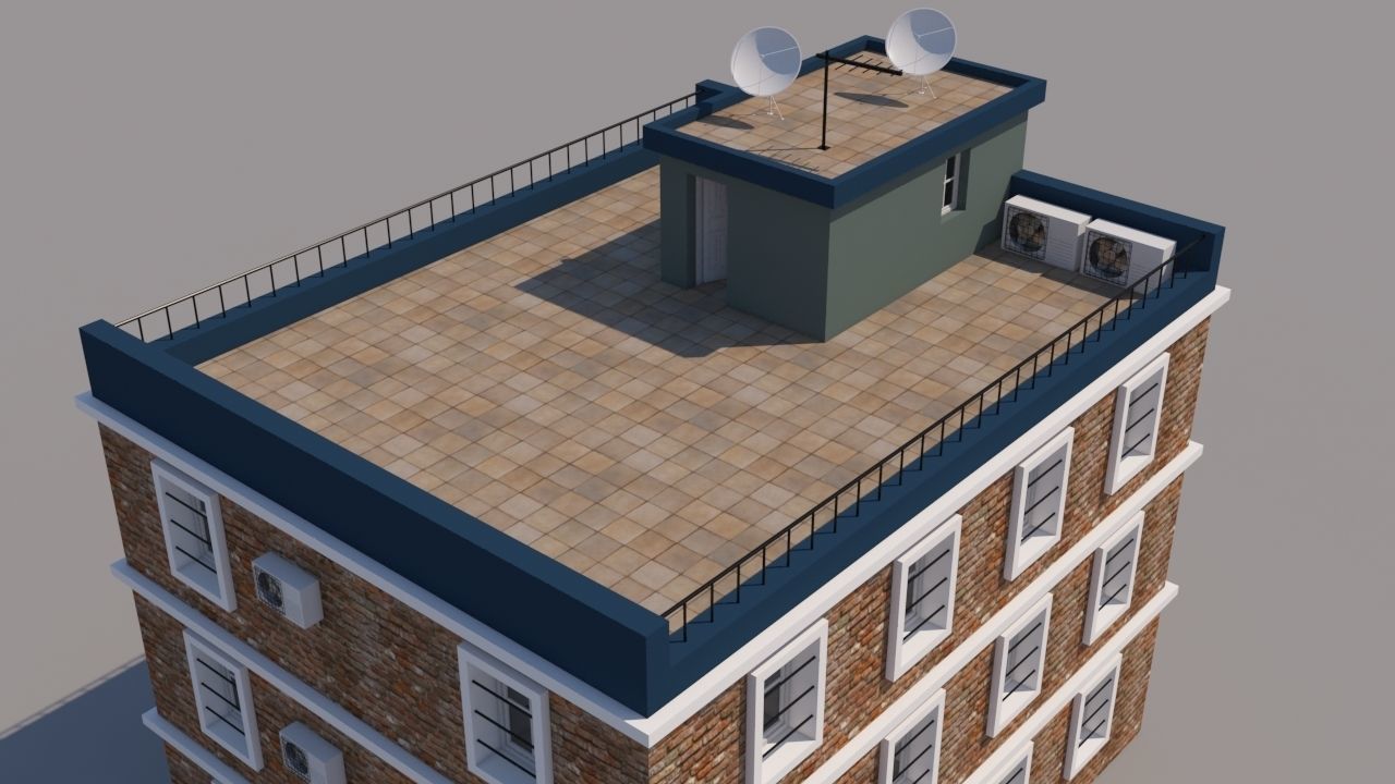 Building for Video Games  3D model_9