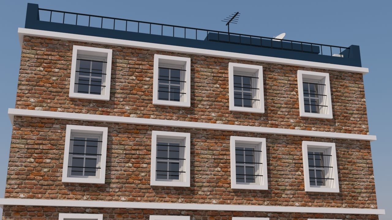 Building for Video Games  3D model_8