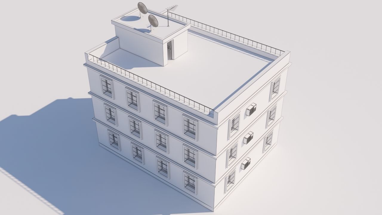 Building for Video Games  3D model_17