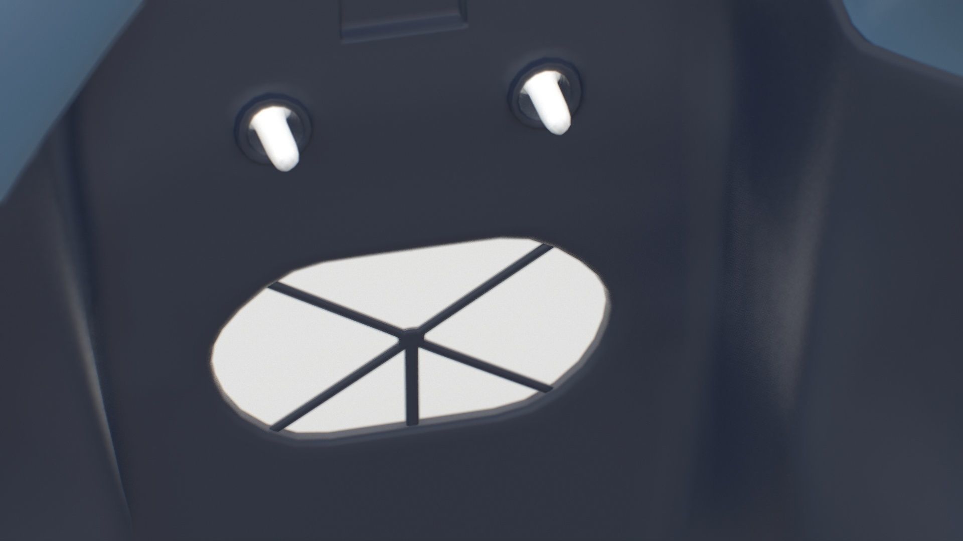 Half Face piece Reusable Respirator 7502 Low-poly 3D model_27