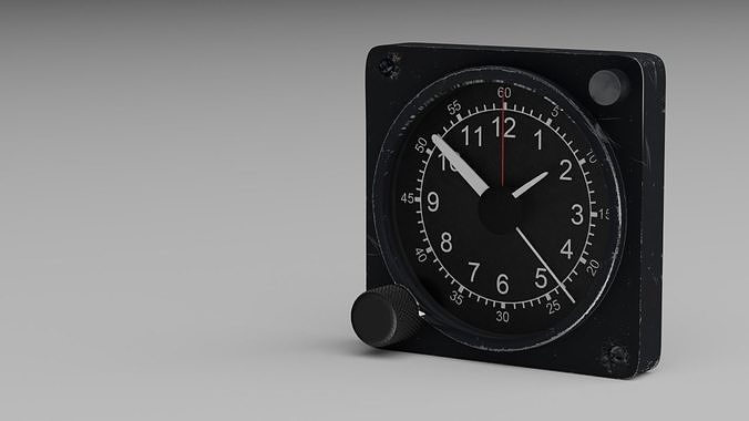 F16 Clock 3D model