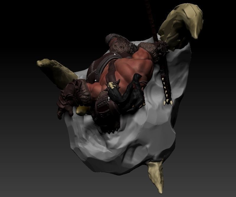 Warcraft Orc Free 3D print model_9