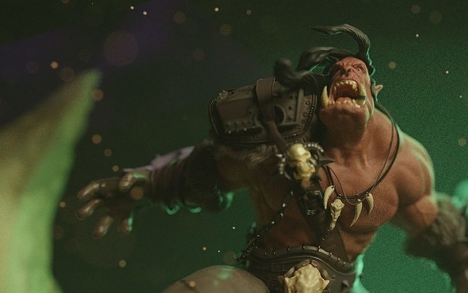 Warcraft Orc Free 3D print model