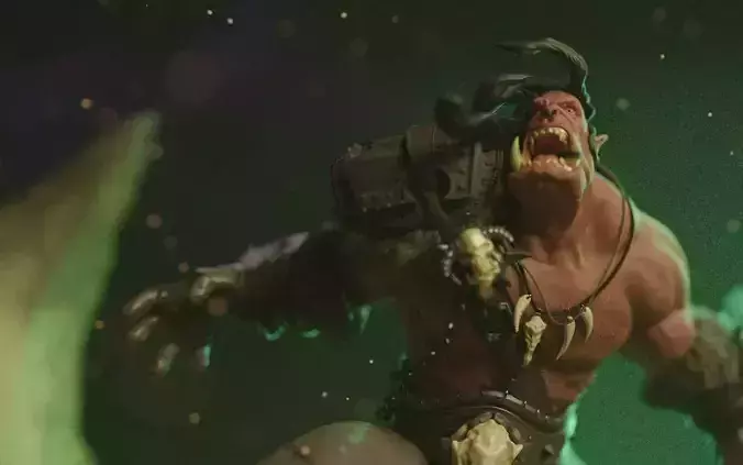 Warcraft Orc Free 3D print model