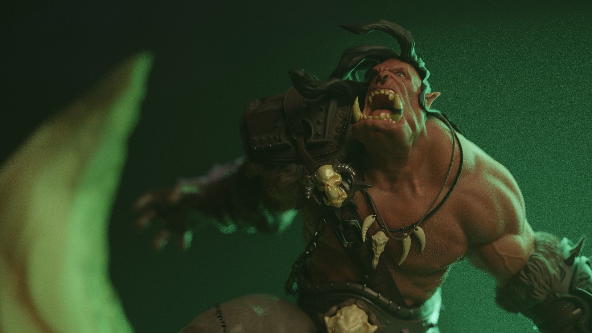 Warcraft Orc Free 3D print model_1