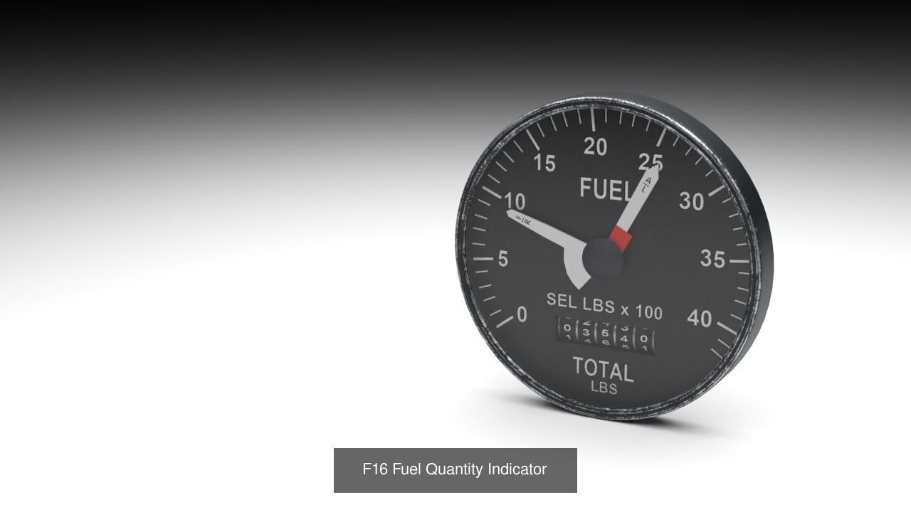 F16 Right Auxiliary Console 3D Model Collection_11