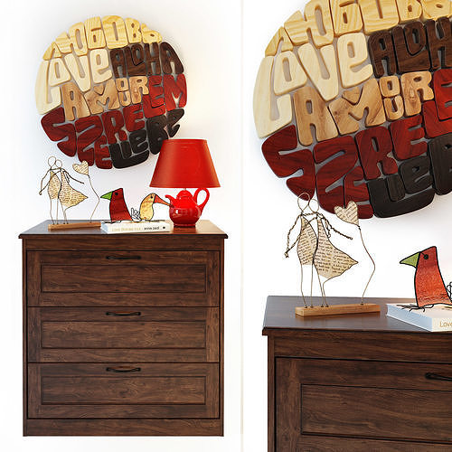 Songesand dresser 3D model