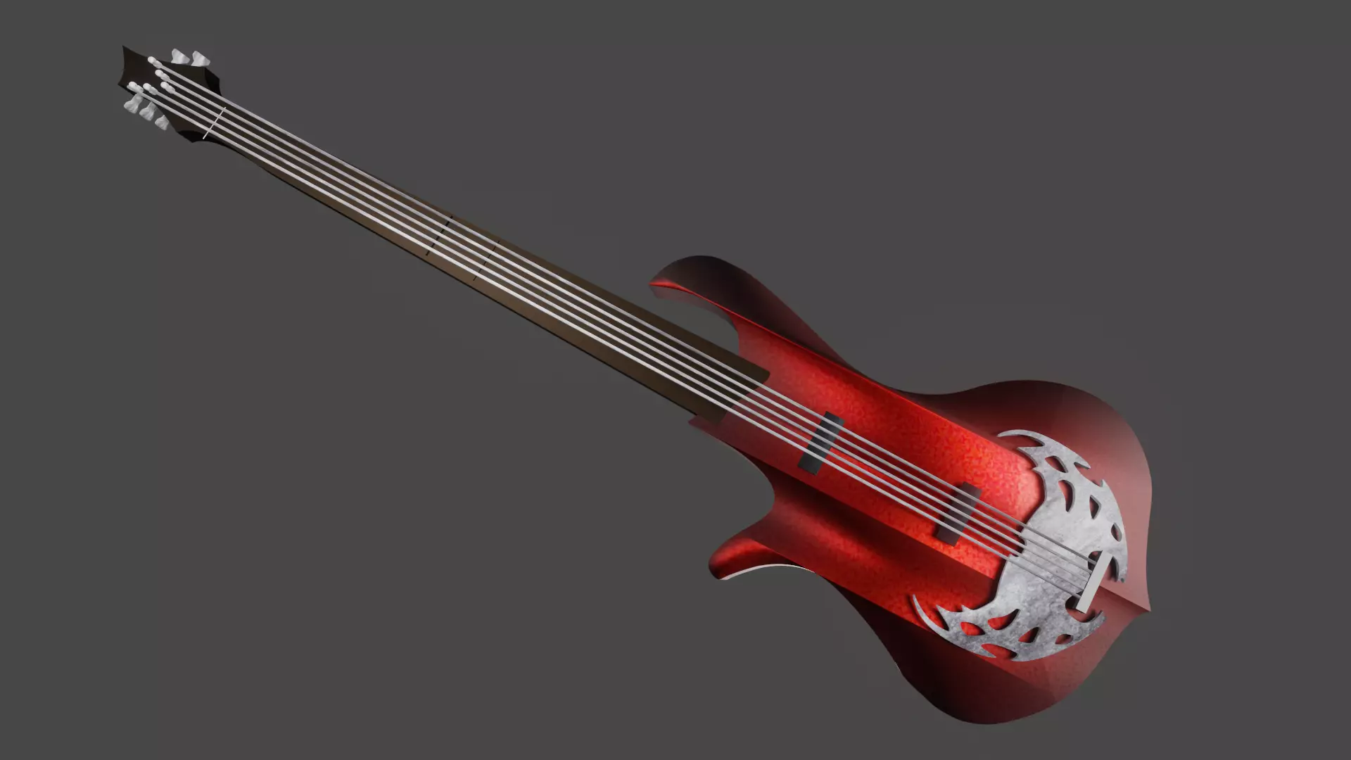 Cool Electric Guitar Free 3D model