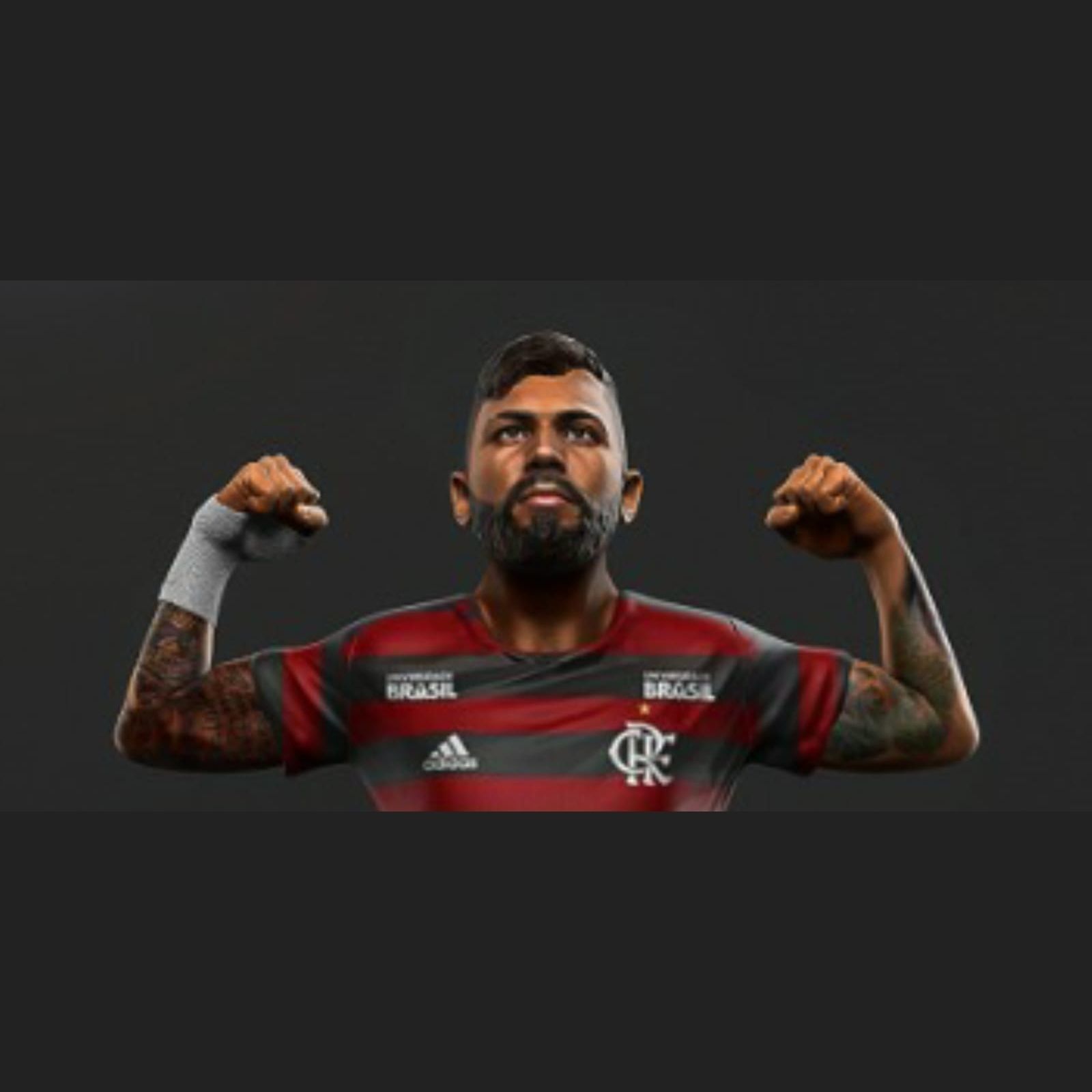 Gabigol - Flamengo - Soccer Figure 3D print model_5