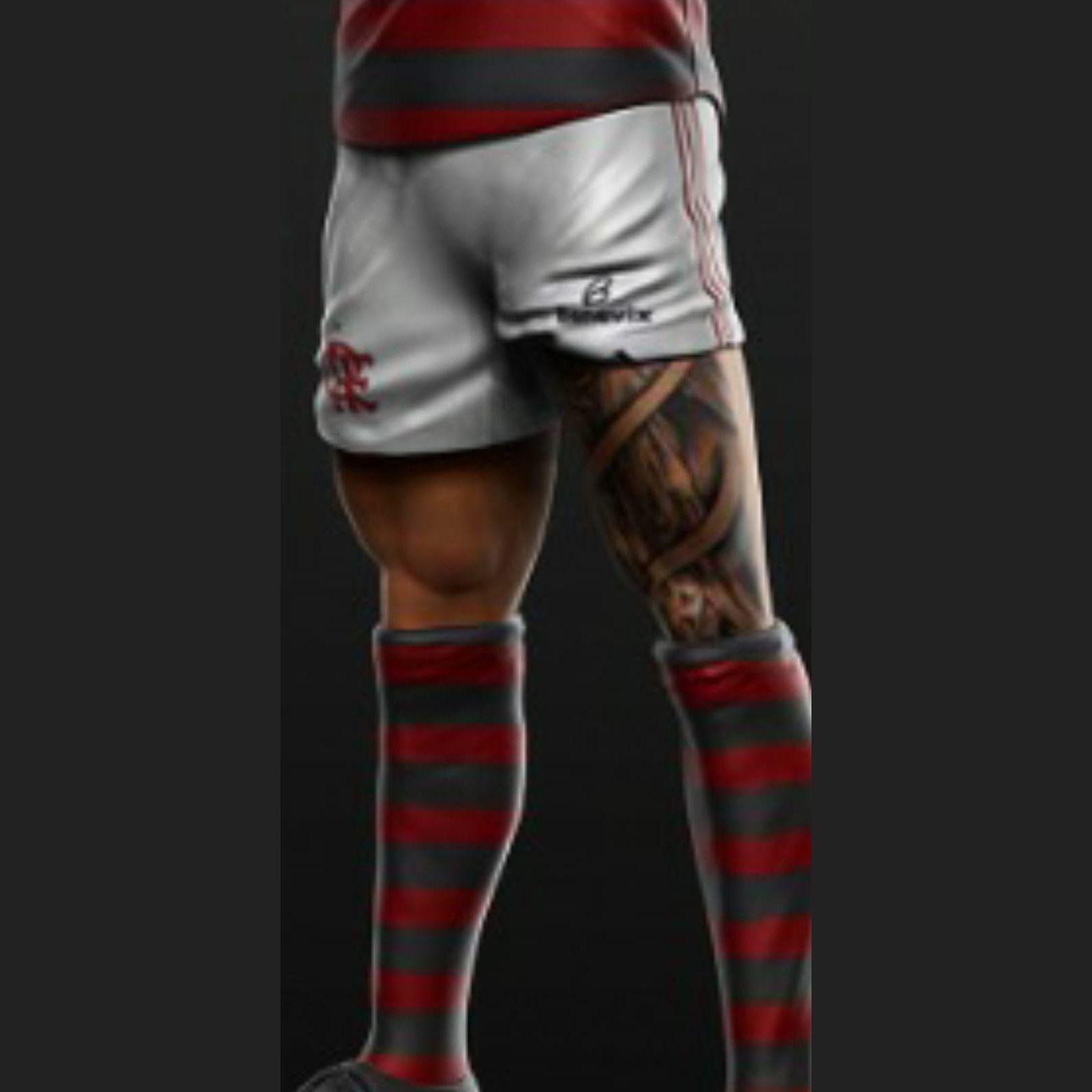 Gabigol - Flamengo - Soccer Figure 3D print model_7
