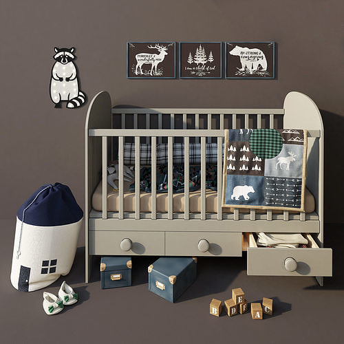Gonatt  crib 3D model