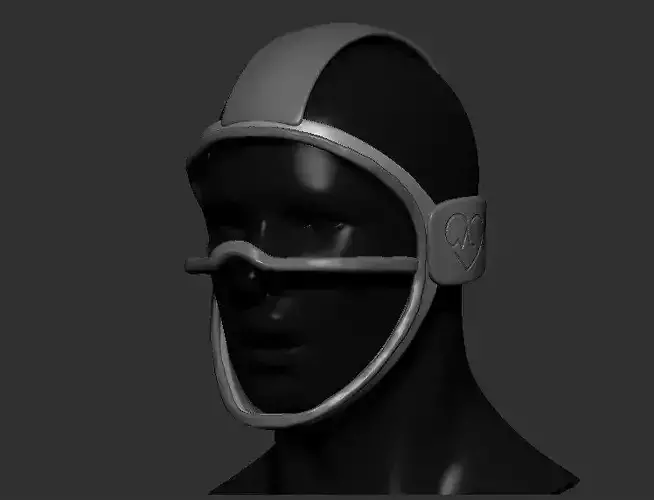 Quarantine Mask Model Glass Free 3D print model