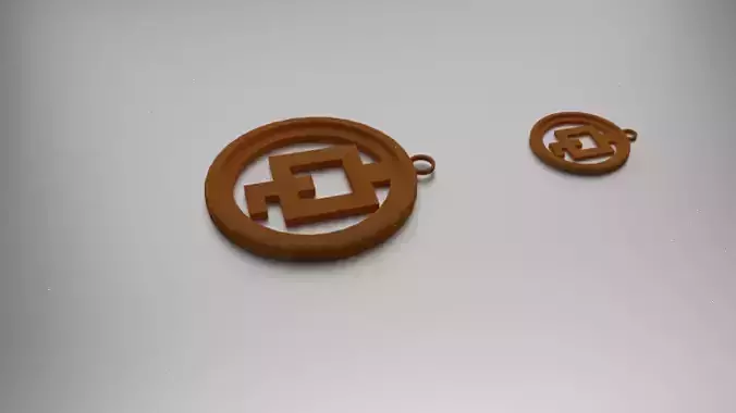 Sesqui Quadrates Pendant