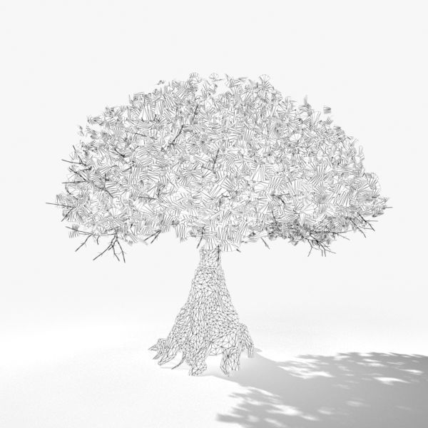 Oak Tree 3D model_2