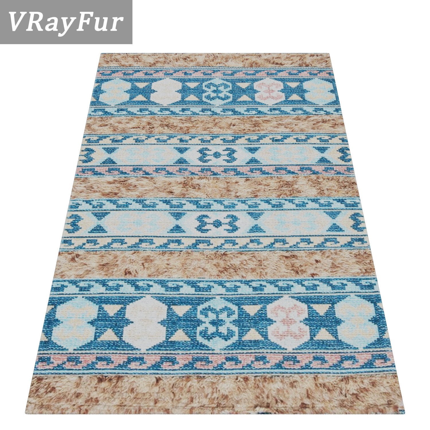 Rug Set 472 3D model_2