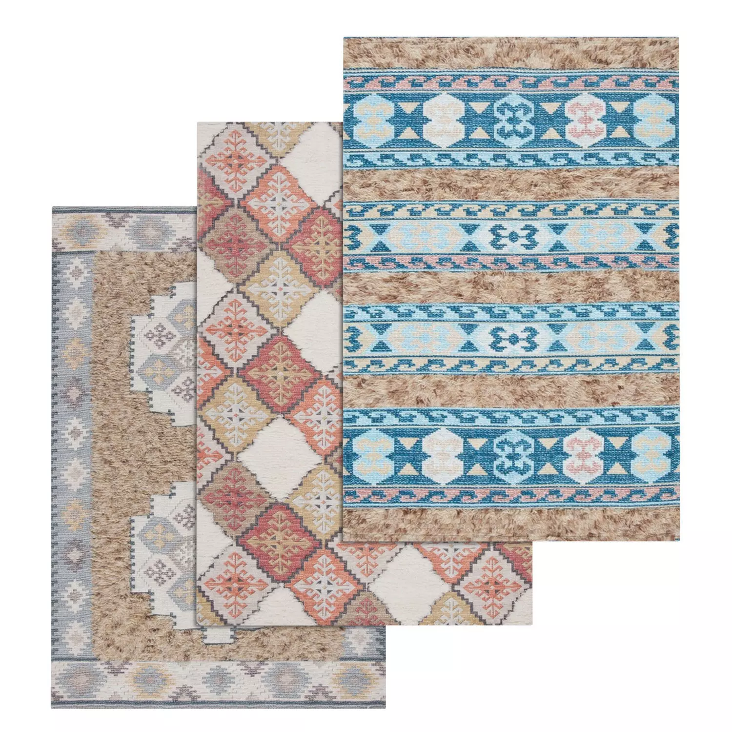 Rug Set 472 3D model_0