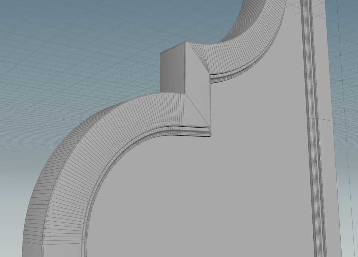 Photo realistic Old wild west tavern bar swing flap doors 3D model_4