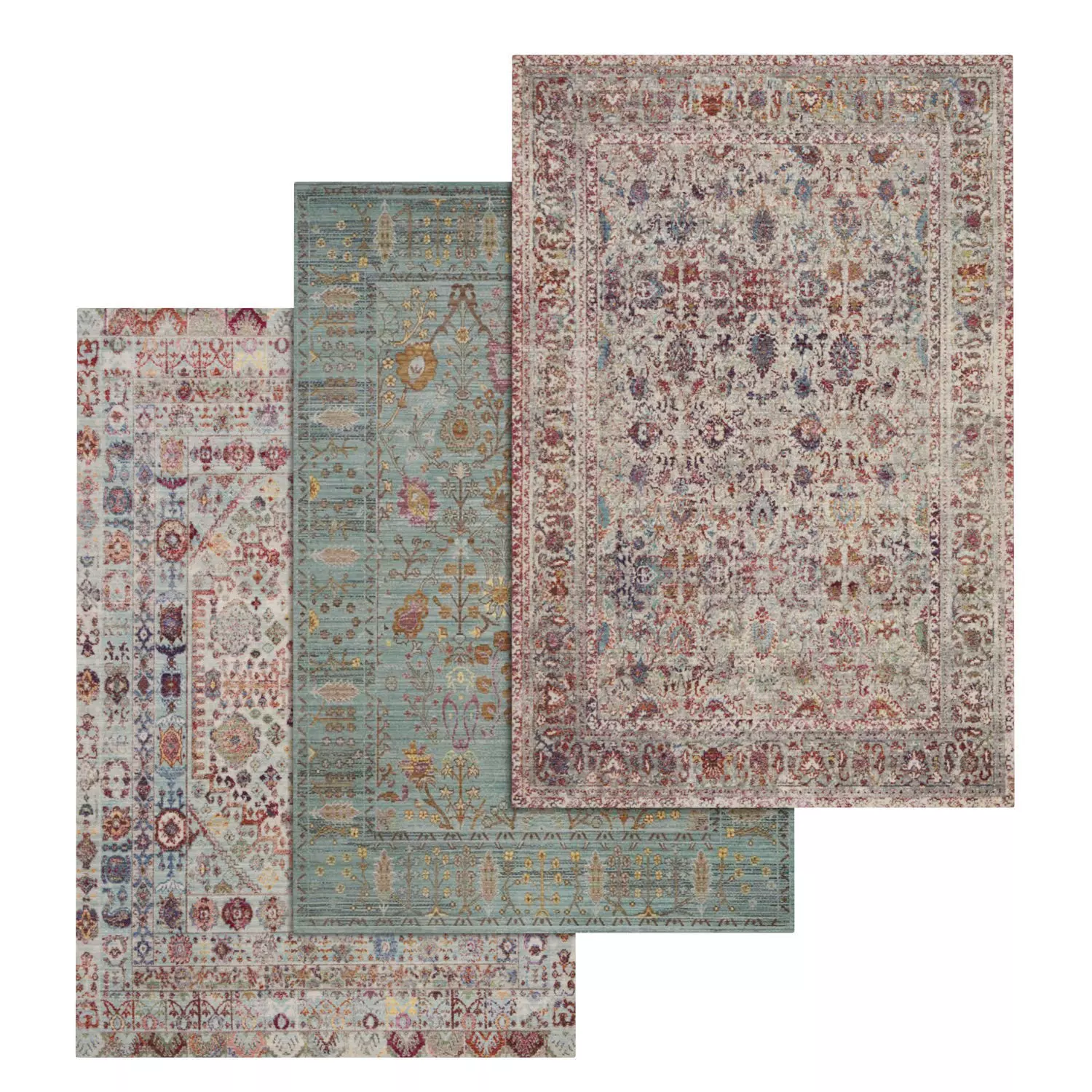 Rug Set 474 3D model_0