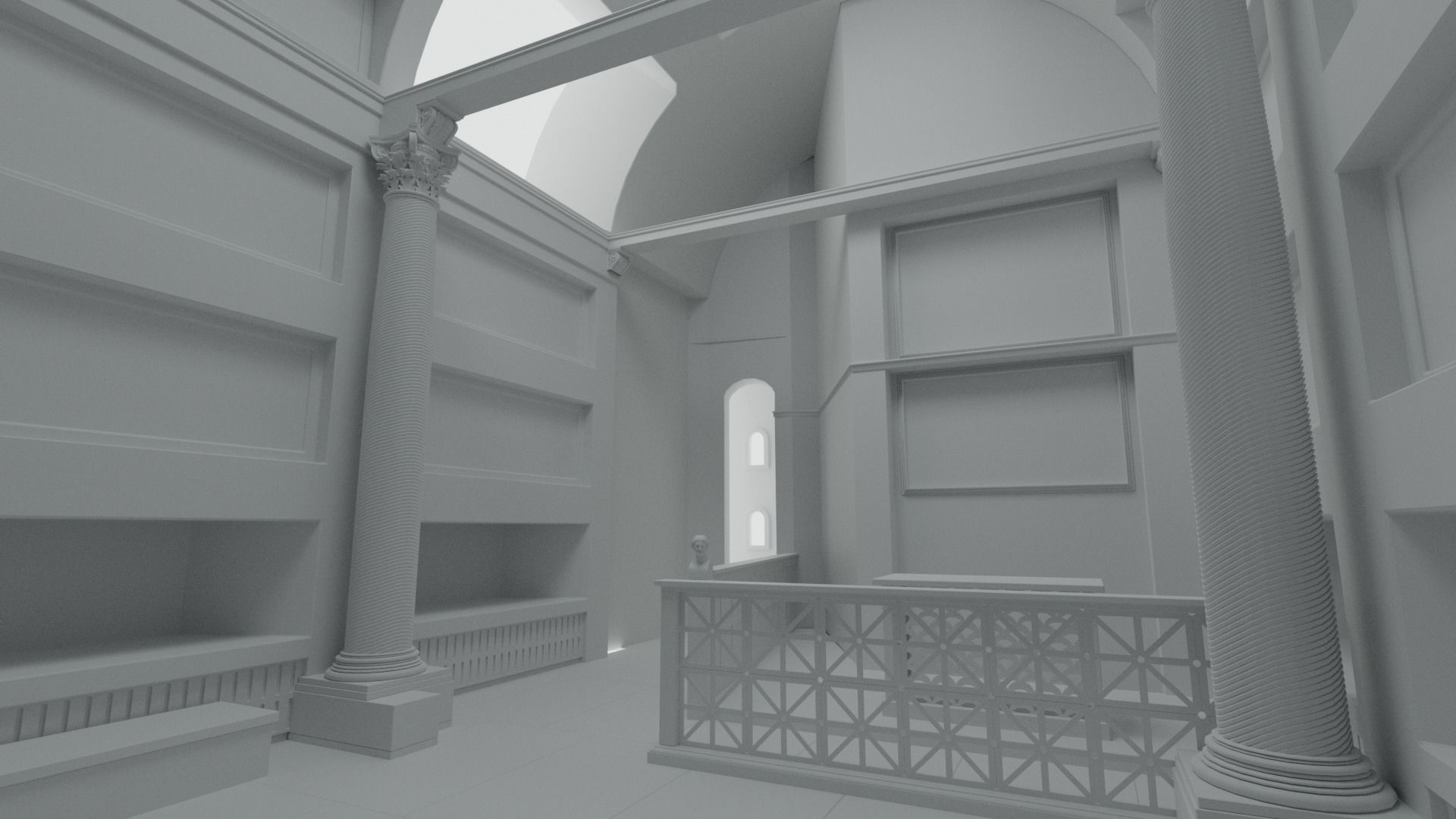 Rome Catacombs Cubicula 3D model_3