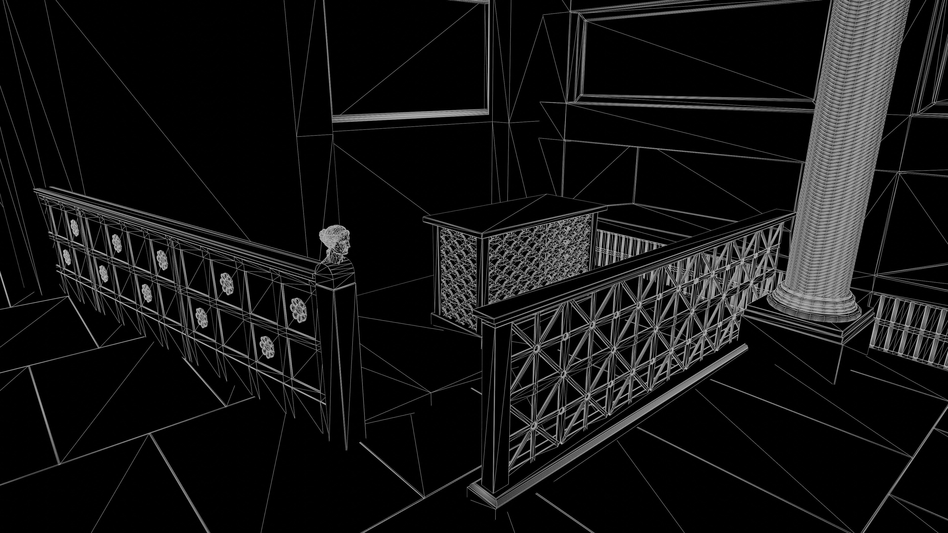 Rome Catacombs Cubicula 3D model_8