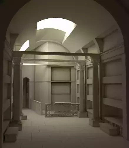 Rome Catacombs Cubicula 3D model