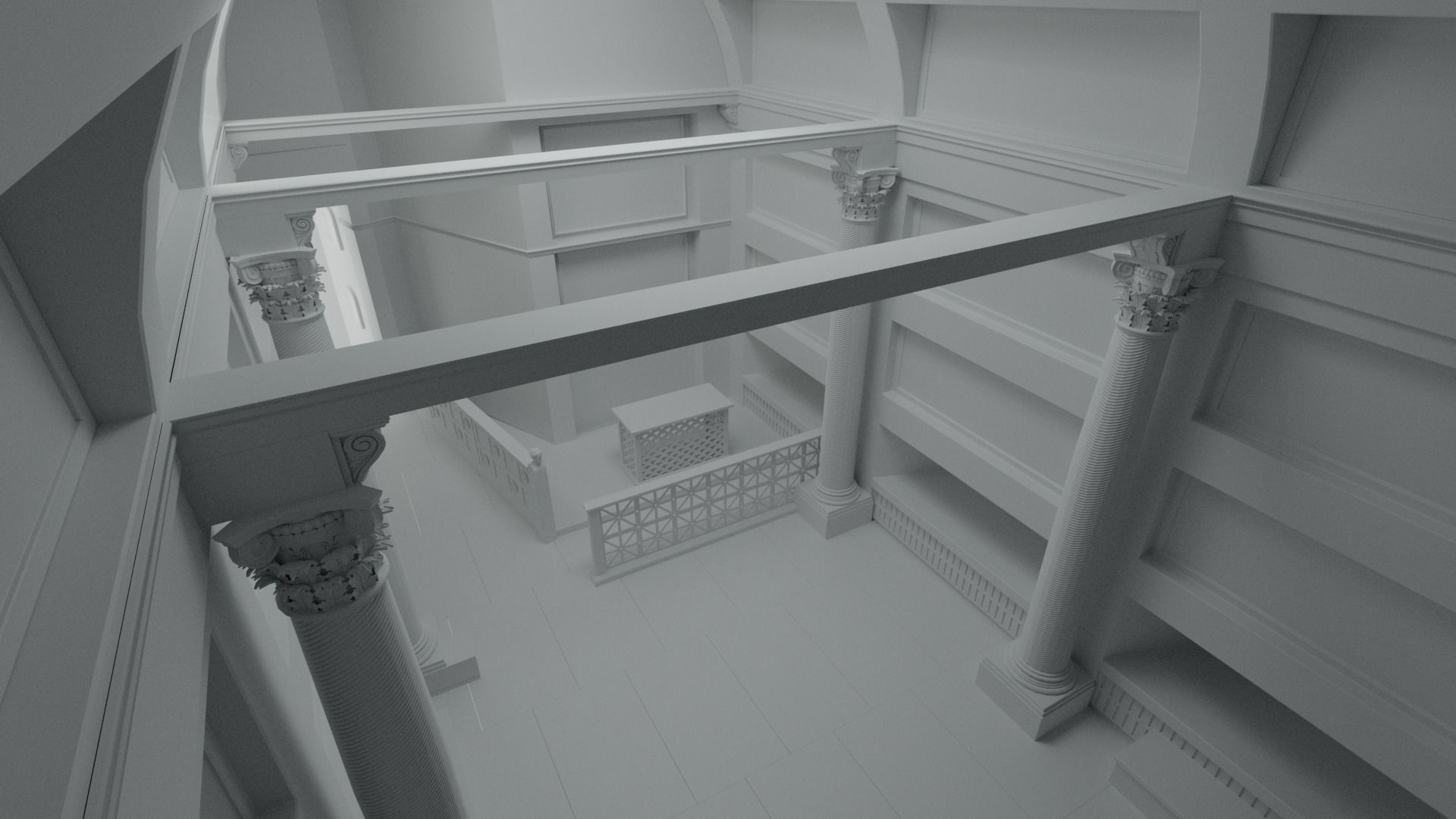 Rome Catacombs Cubicula 3D model_5