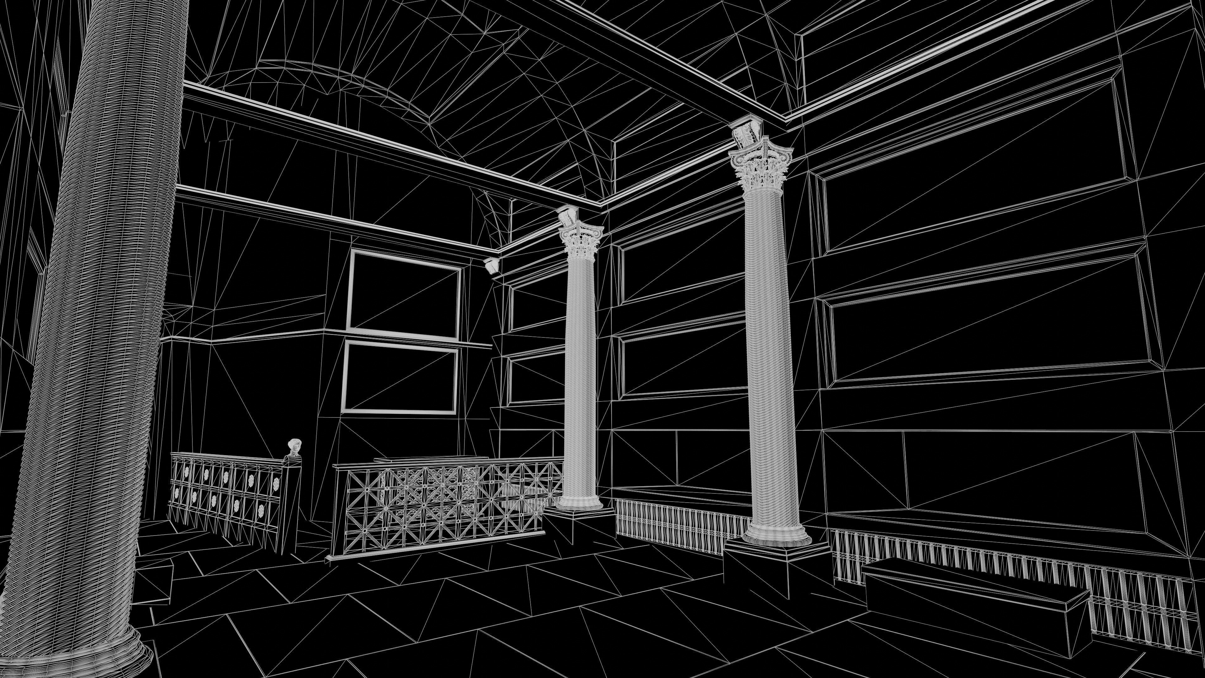 Rome Catacombs Cubicula 3D model_6