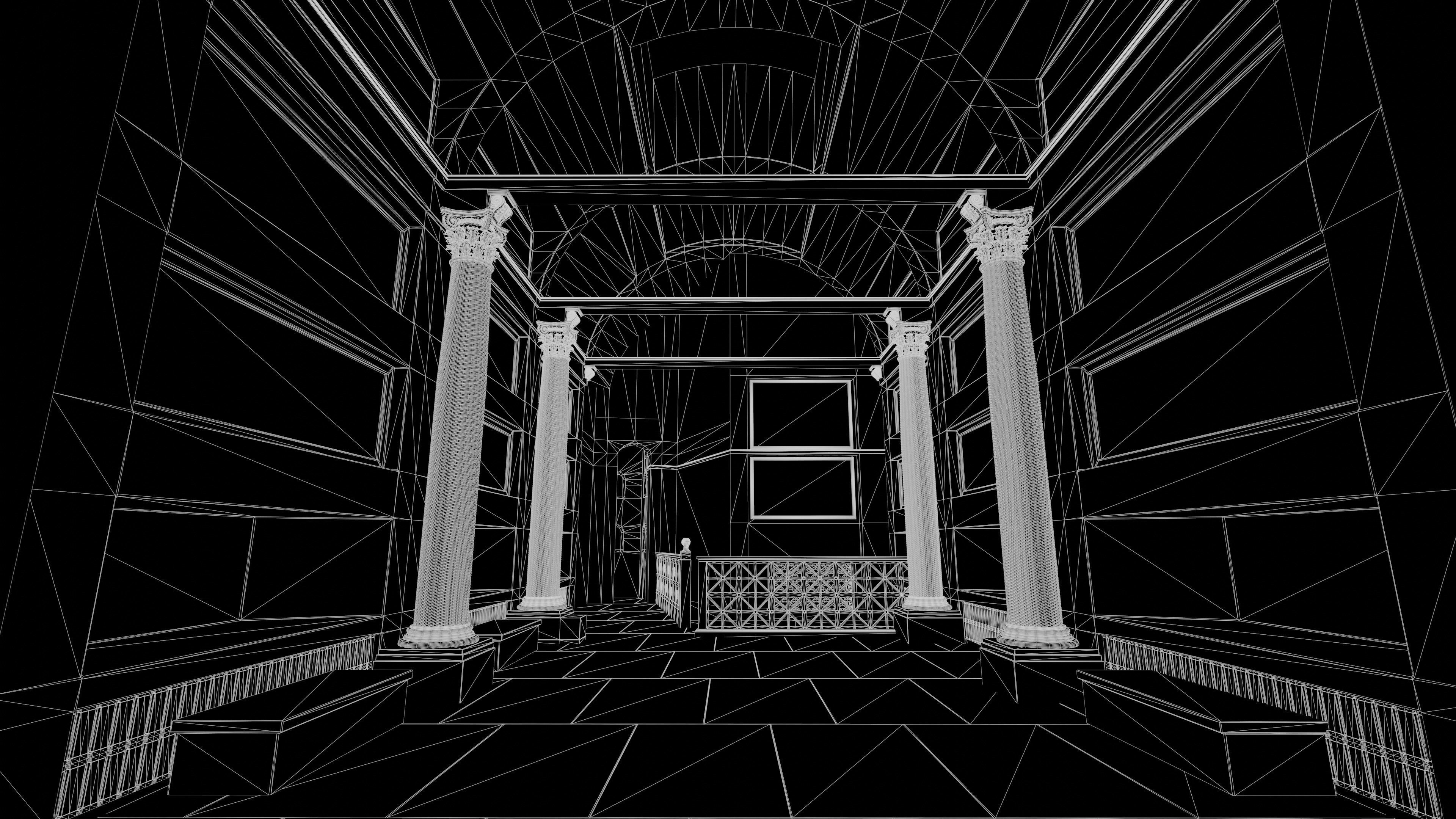 Rome Catacombs Cubicula 3D model_7