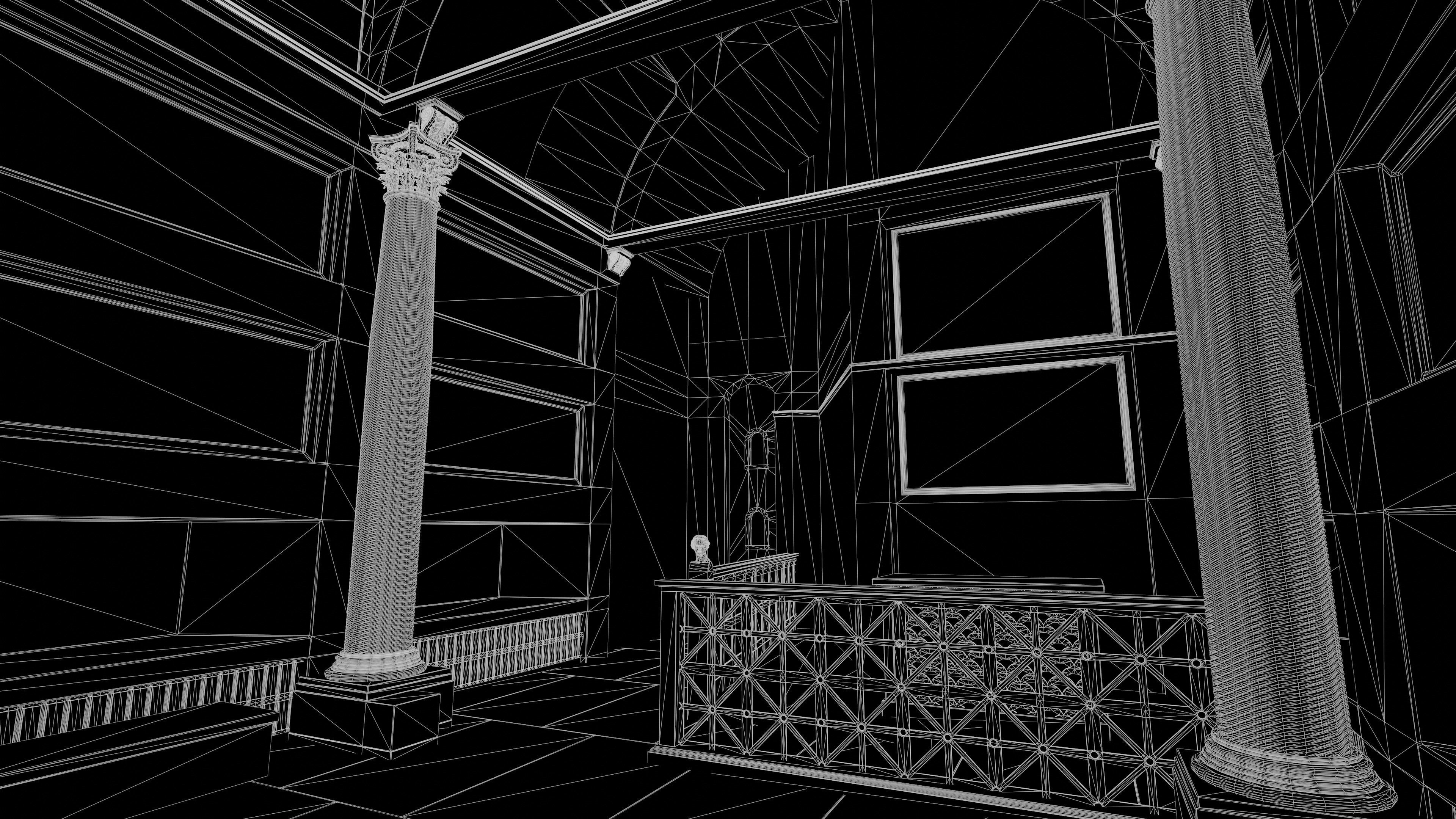 Rome Catacombs Cubicula 3D model_10