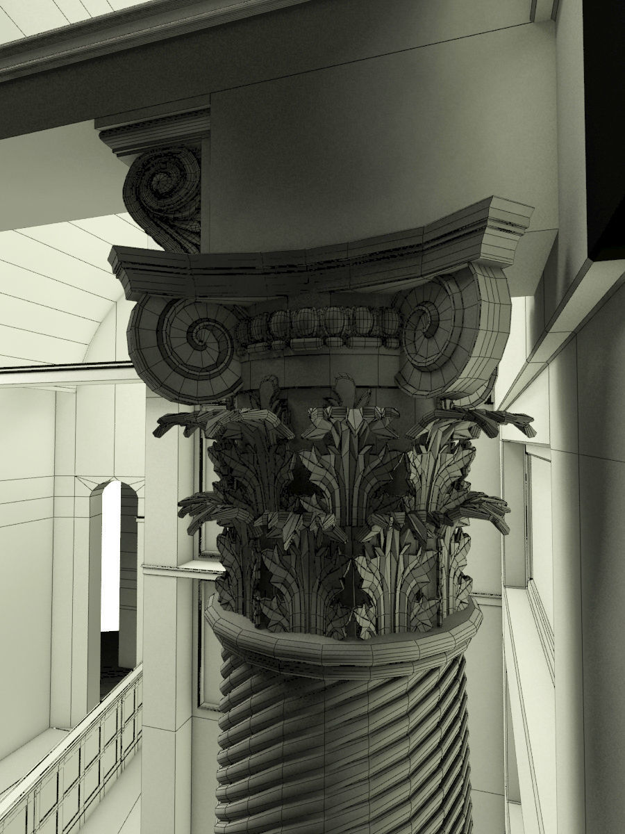 Rome Catacombs Cubicula 3D model_13