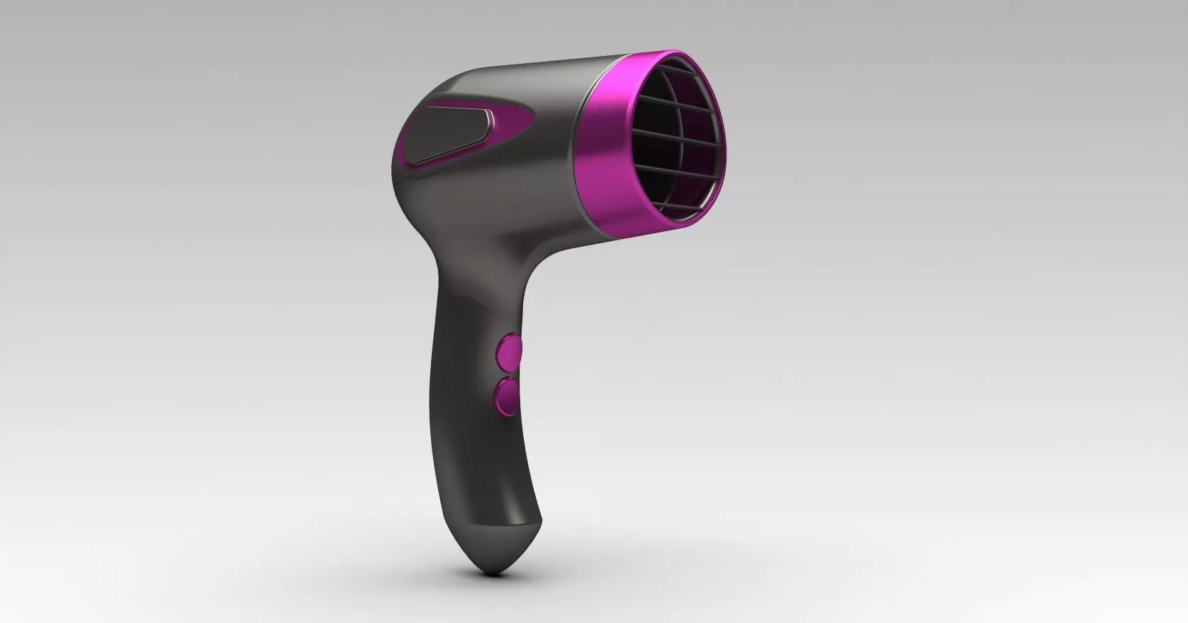 Generic Hairdryer 3D model