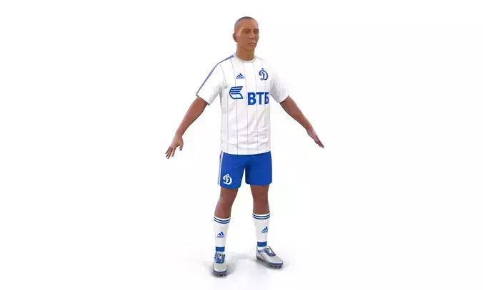Soccer Player Dynamo 3D model