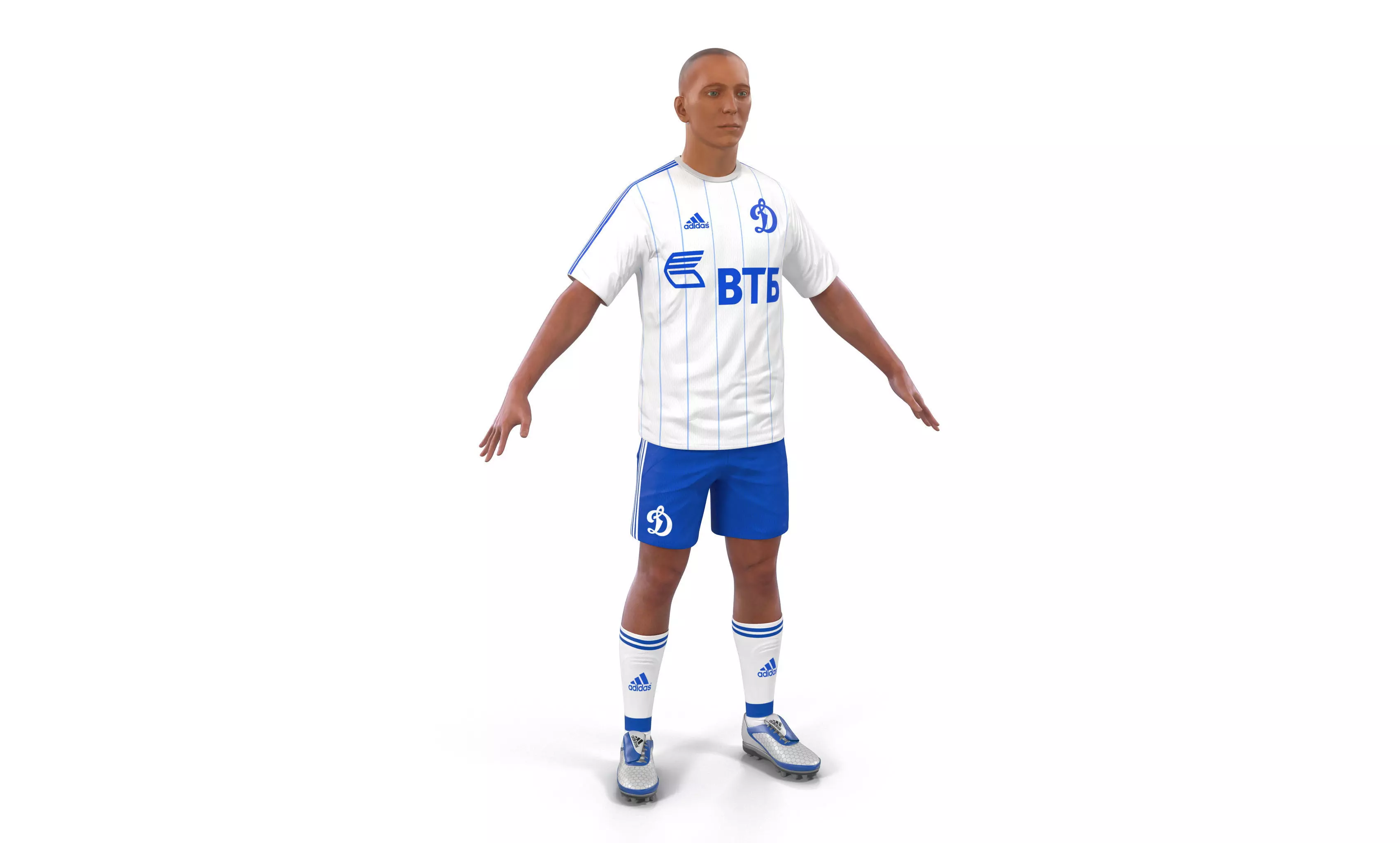 Soccer Player Dynamo 3D model